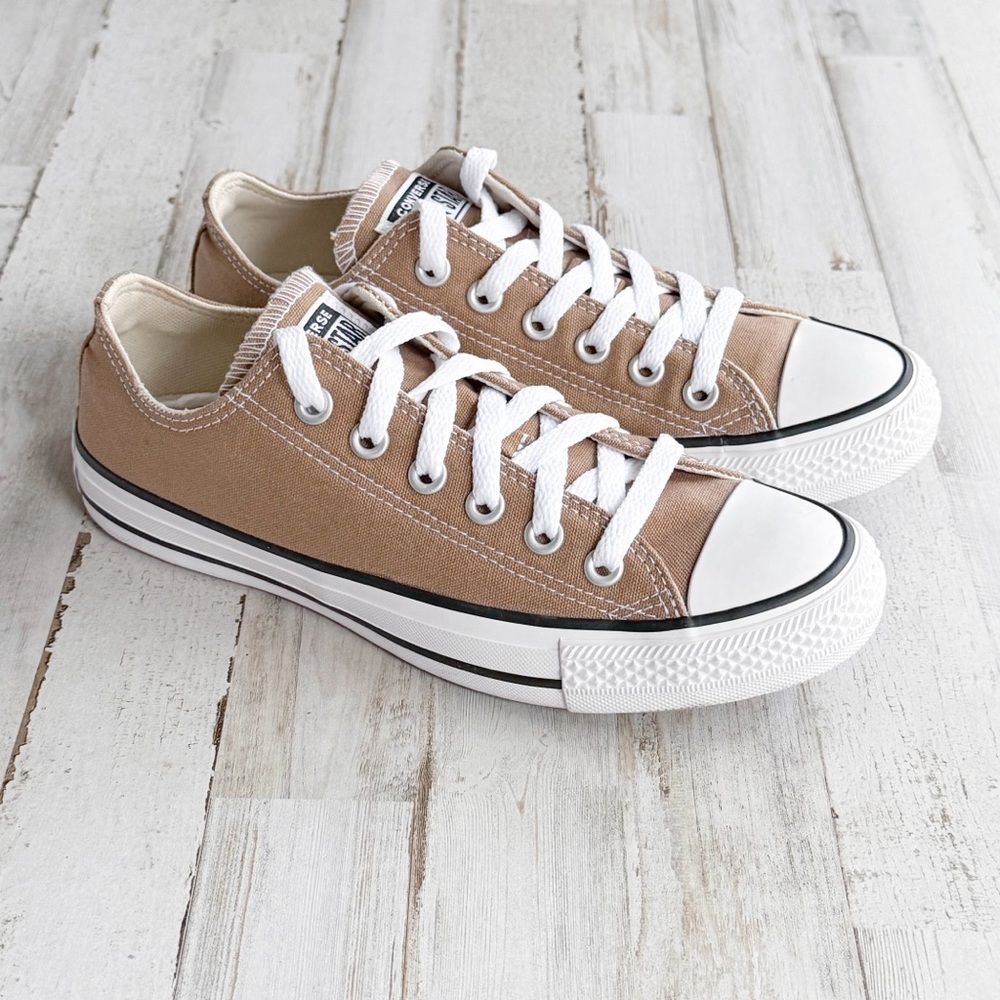Converse Chuck Taylor All Star Low Top Hot Tea Tan Sneakers Men 5 / Women 7 - Picture 4 of 15